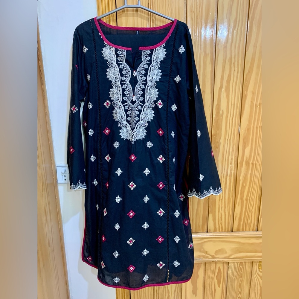Beechtree Black Casual Long Sleeve 2 Piece Dress - Picture 5 of 13